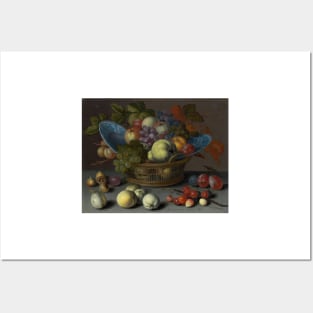 Basket of Fruits - Balthasar van der Ast Painting Posters and Art